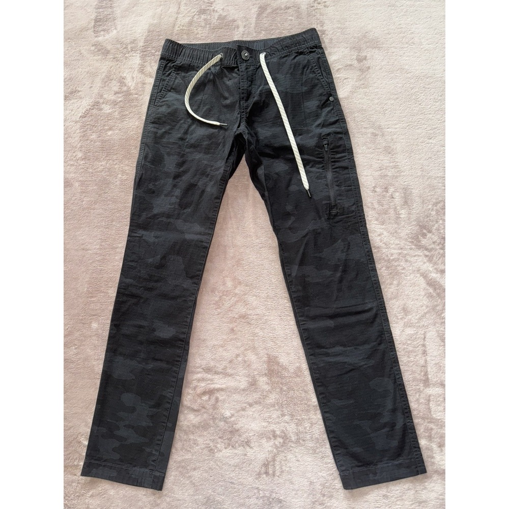 Vuori Pants Mens Gray Camo Ripstop Climber Casual Organic cotton Size XSmall